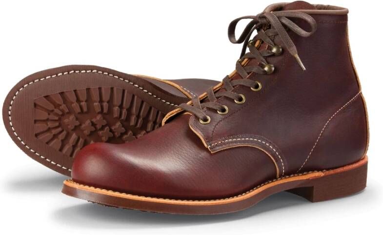 Red Wing Shoes Klassieke Chelsea leren laars Brown Heren