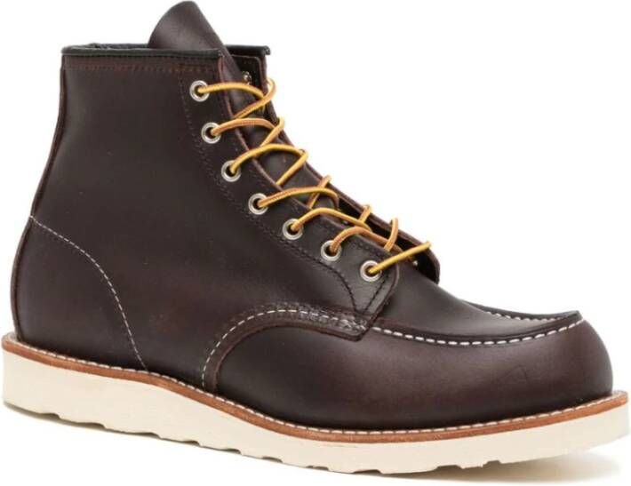 Red Wing Shoes Klassieke Leren Laarzen Triple Stitch Constructie Red Heren