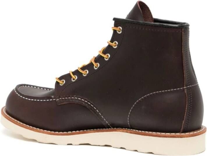 Red Wing Shoes Klassieke Leren Laarzen Triple Stitch Constructie Red Heren