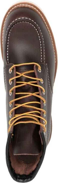 Red Wing Shoes Klassieke Leren Laarzen Triple Stitch Constructie Red Heren