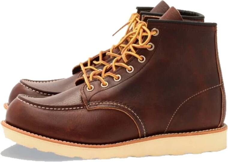 Red Wing Shoes Klassieke Moc Bruin Leren Laars Brown Heren