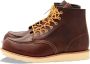 Red Wing Shoes Klassieke Moc Bruin Leren Laars Brown Heren - Thumbnail 2