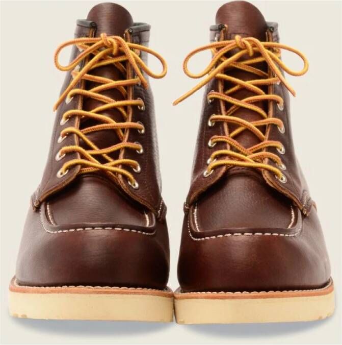 Red Wing Shoes Klassieke Moc Bruin Leren Laars Brown Heren