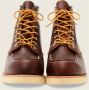 Red Wing Shoes Klassieke Moc Bruin Leren Laars Brown Heren - Thumbnail 4