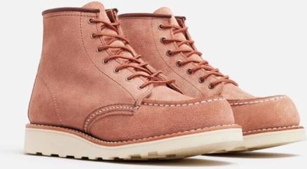 Red Wing Shoes Klassieke Moc Dusty Rose Laars Pink Dames