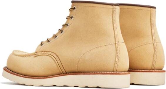 Red Wing Shoes Klassieke Moc Hawthorne Abilene Beige Dames