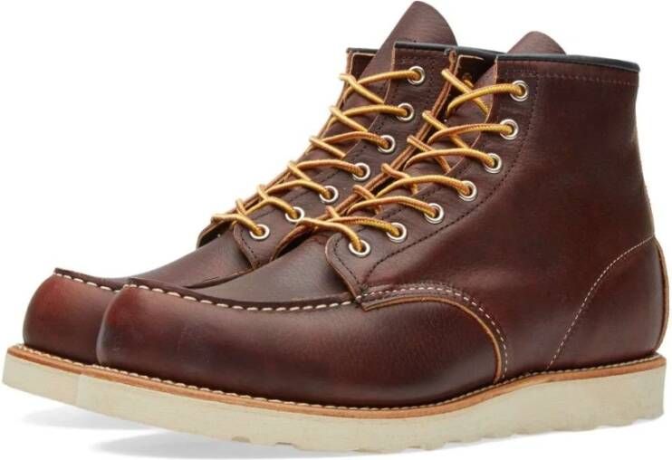 Red Wing Shoes Klassieke Moc Toe Briar Oil Slick Laarzen Brown Heren