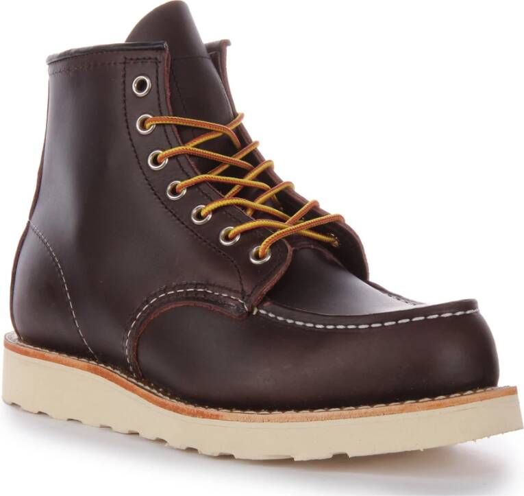 Red Wing Shoes Klassieke Moc Toe Enkellaarzen Brown Heren