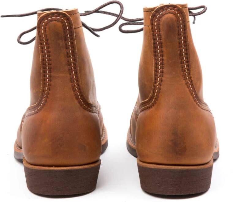 Red Wing Shoes Klassieke Moc Toe Leren Laars Brown Heren