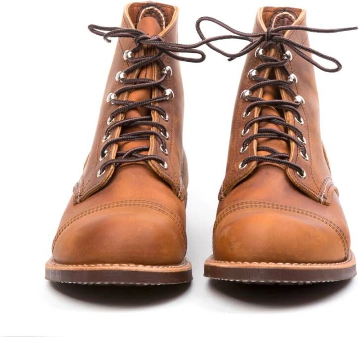 Red Wing Shoes Klassieke Moc Toe Leren Laars Brown Heren