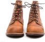 Red Wing Shoes Klassieke Moc Toe Leren Laars Brown Heren - Thumbnail 5