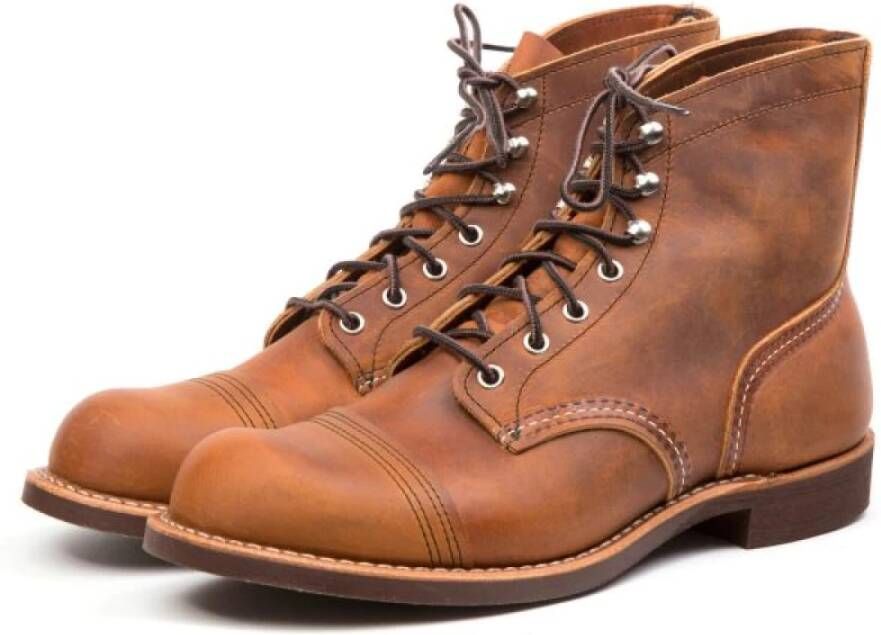 Red Wing Shoes Klassieke Moc Toe Leren Laars Brown Heren