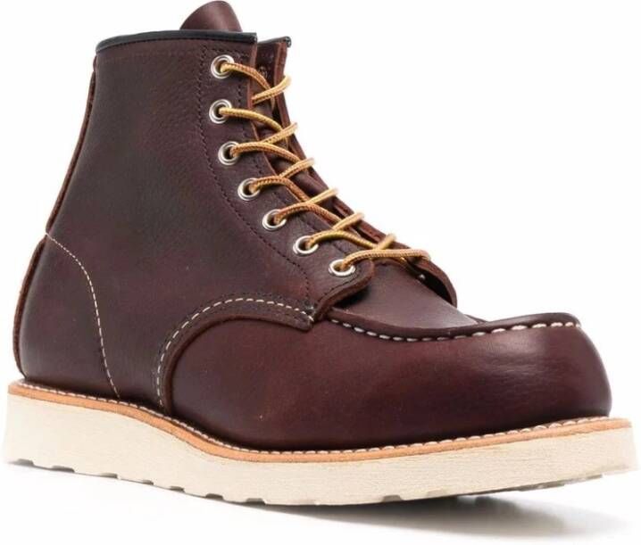 Red Wing Shoes Klassieke Moc Toe Veterschoenen Brown Heren