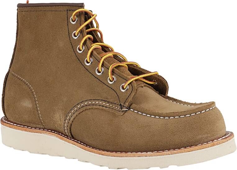 Red Wing Shoes Klassieke Moc Toe Werklaarzen Brown Heren