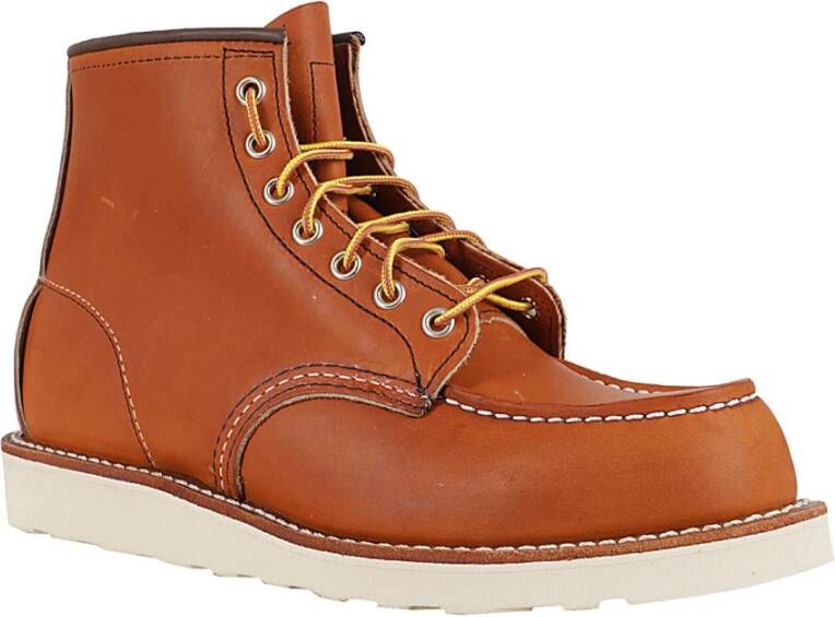 Red Wing Shoes Klassieke Moc Toe Werklaarzen Brown Heren