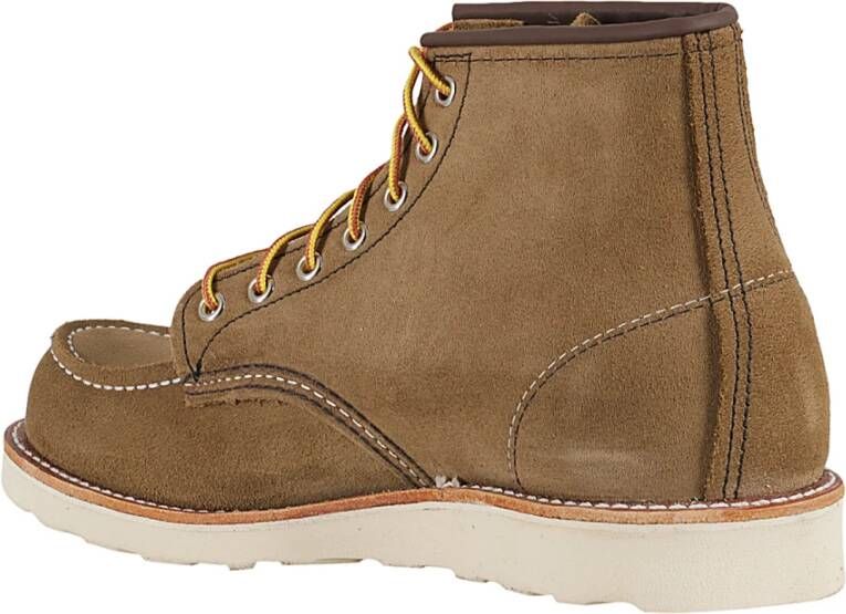 Red Wing Shoes Klassieke Moc Toe Werklaarzen Brown Heren