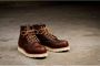 Red Wing Shoes Herenlaarzen van leer met rubberen zool Brown Heren - Thumbnail 10