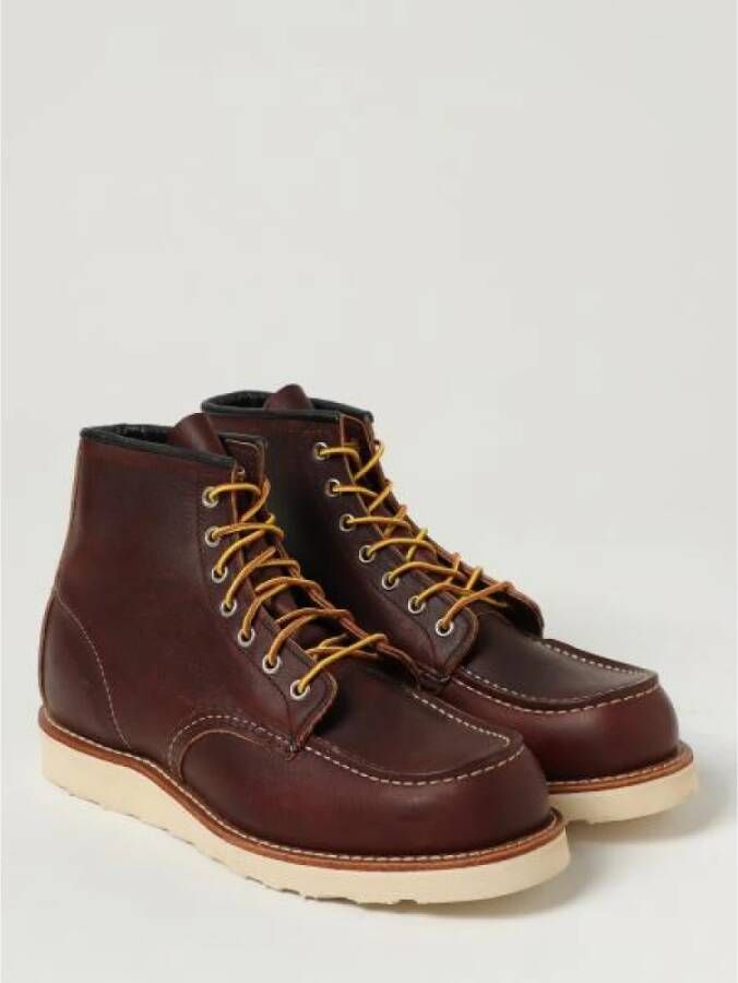 Red Wing Shoes Moc Toe Werklaarzen Brown Heren