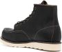 Red Wing Shoes Zwarte Leren Platte Schoenen Vetersluiting Black Heren - Thumbnail 3