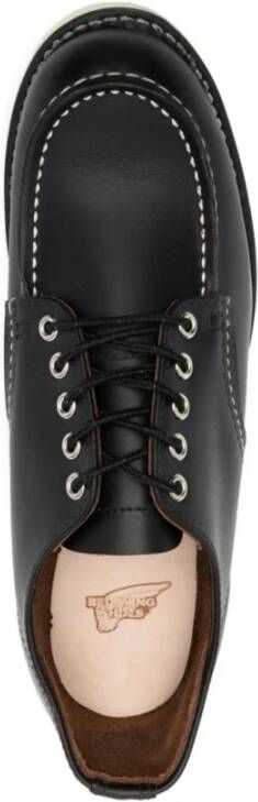 Red Wing Shoes Zwarte Leren Veterschoenen Black Heren