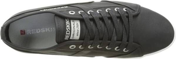 Redskins Zwarte Synthetisch Leren Sneakers Gray Heren