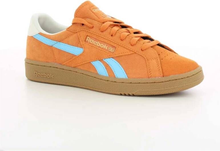 Reebok Blauwe Club C Grounds Herenschoenen Orange Heren