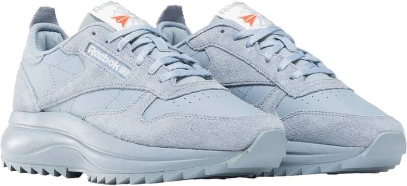 Reebok Blauwe Leren Sneaker Klassiek Dames Blue Dames