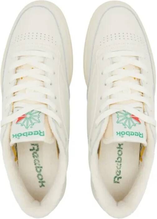 Reebok Club C 1985 TV Sneakers Krijt Papier Wit & Groen-40 White Heren