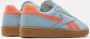 Reebok Classics Club C Grounds suède sneakers lichtblauw oranje - Thumbnail 18