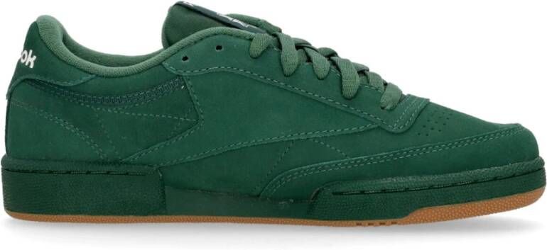 Reebok Donkergroene Lage Sneaker met Geborduurd Logo Green Heren