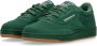 Reebok Donkergroene Lage Sneaker met Geborduurd Logo Green - Thumbnail 16