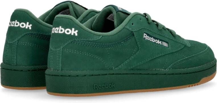 Reebok Donkergroene Lage Sneaker met Geborduurd Logo Green Heren