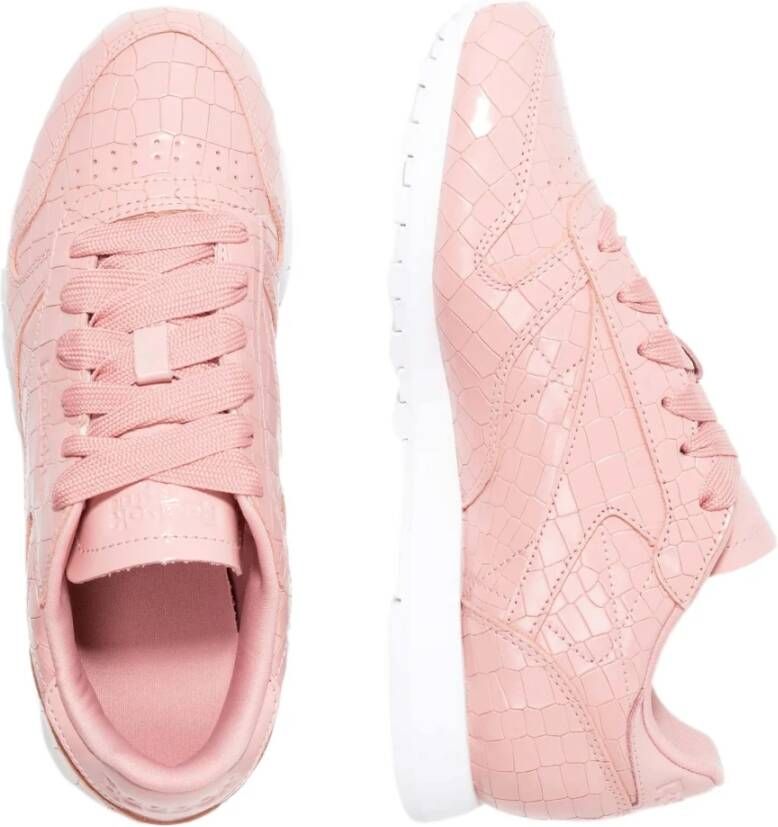 Reebok Klassieke Crackle Sneakers Pink Dames