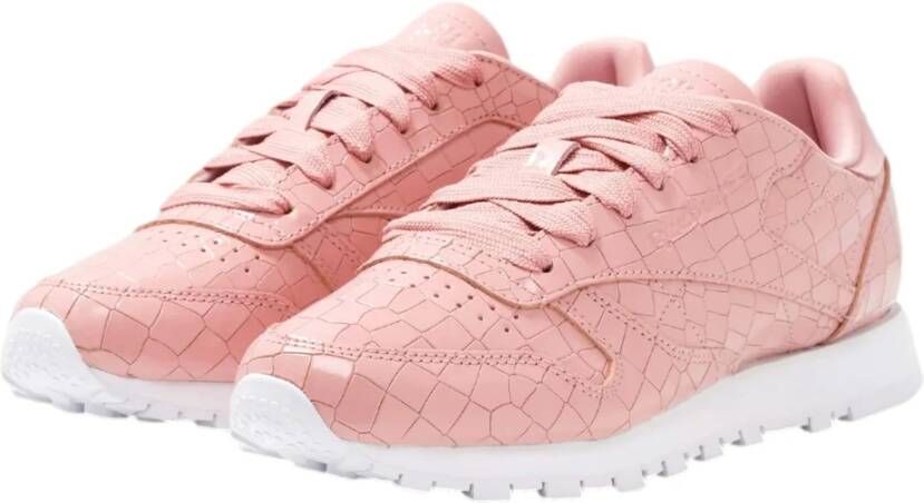 Reebok Klassieke Crackle Sneakers Pink Dames