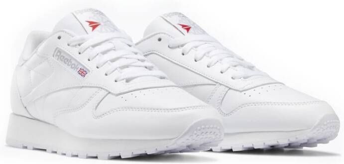 Reebok Klassieke leren herensneaker Wit White Heren