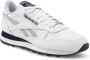 Reebok Classics Classic Leather sneakers wit grijs donkerblauw - Thumbnail 5