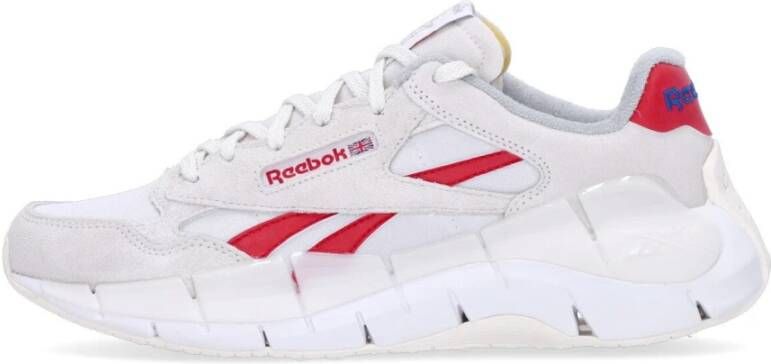 Reebok Lage Herenschoen Zig Kinetica 2.5 Plus Schoenen Cloud White chalk vector Red White Heren