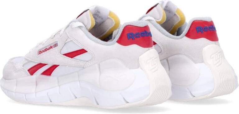 Reebok Lage Herenschoen Zig Kinetica 2.5 Plus Schoenen Cloud White chalk vector Red White Heren