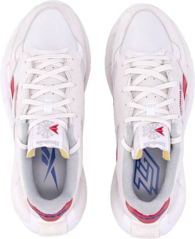 Reebok Lage Herenschoen Zig Kinetica 2.5 Plus Schoenen Cloud White chalk vector Red White Heren