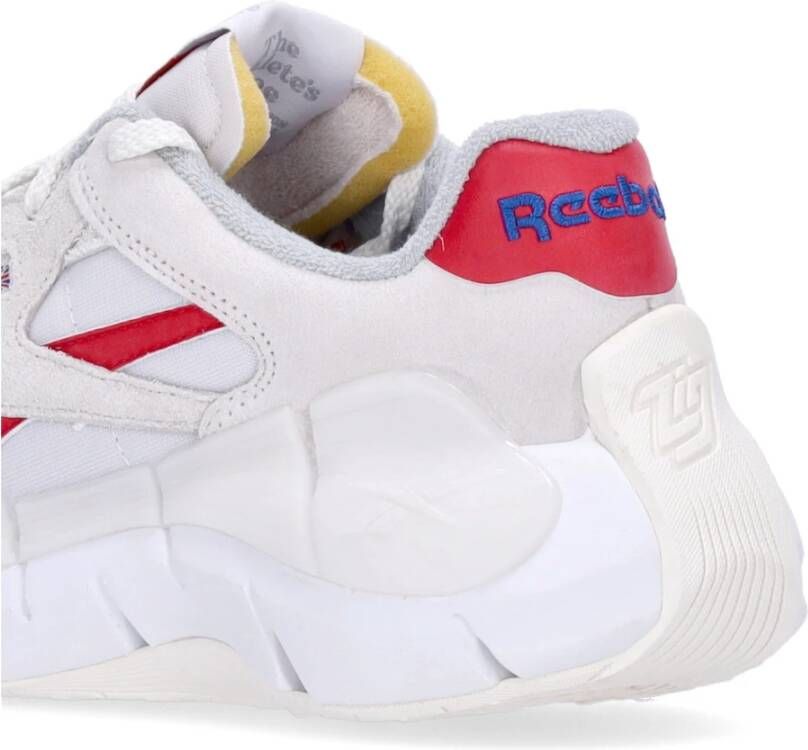 Reebok Lage Herenschoen Zig Kinetica 2.5 Plus Schoenen Cloud White chalk vector Red White Heren