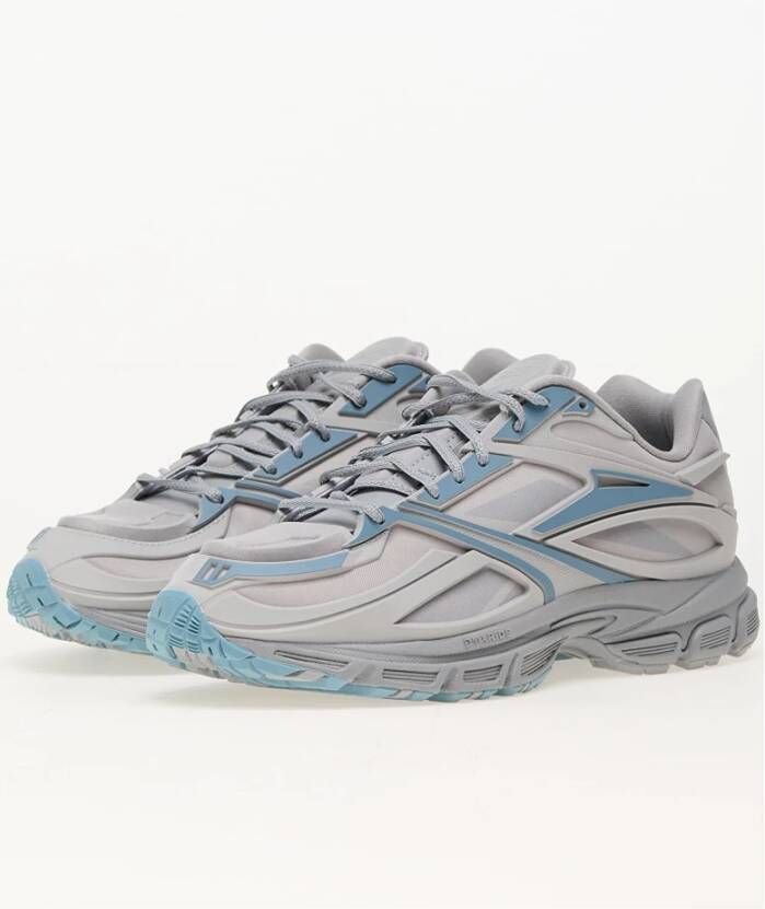 Reebok Grijze Leren Sneakers Multicolor Heren