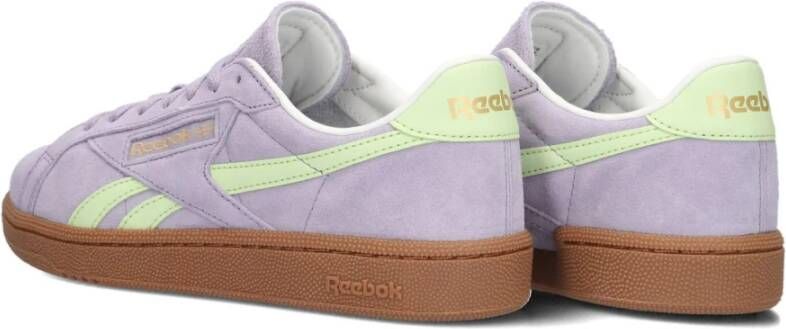 Reebok Paarse Suède Lage Sneakers Purple Dames