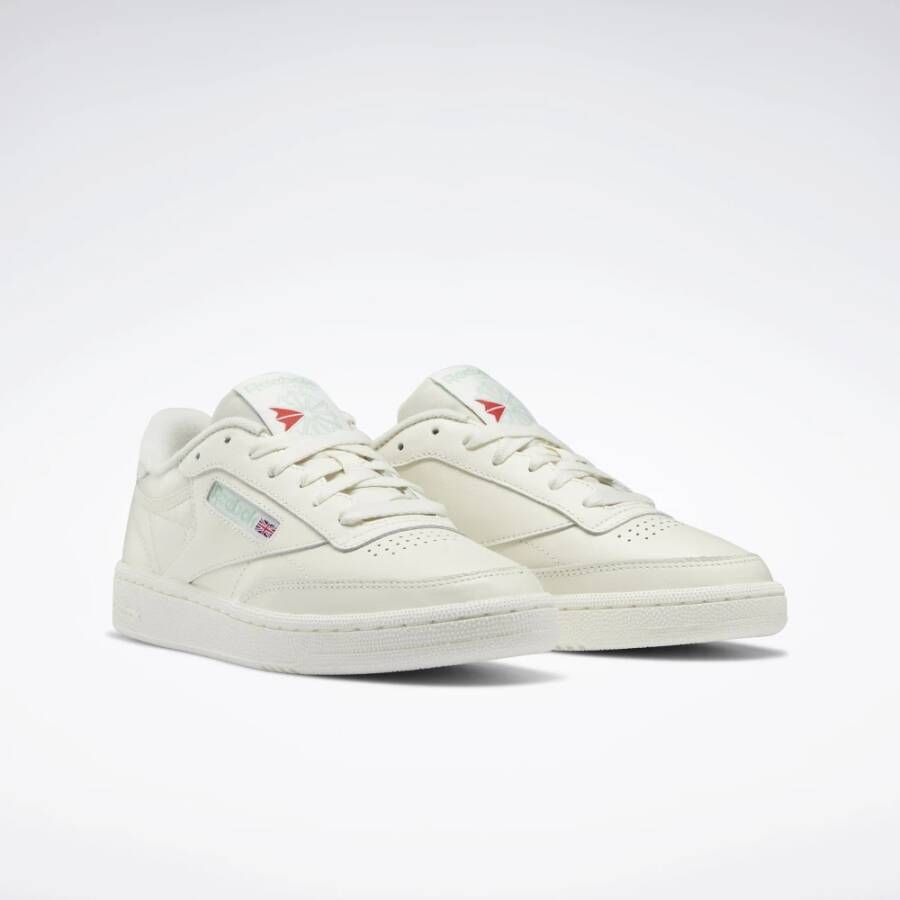 Reebok Retro Leren Sneakers Lichtgewicht Comfort White Dames