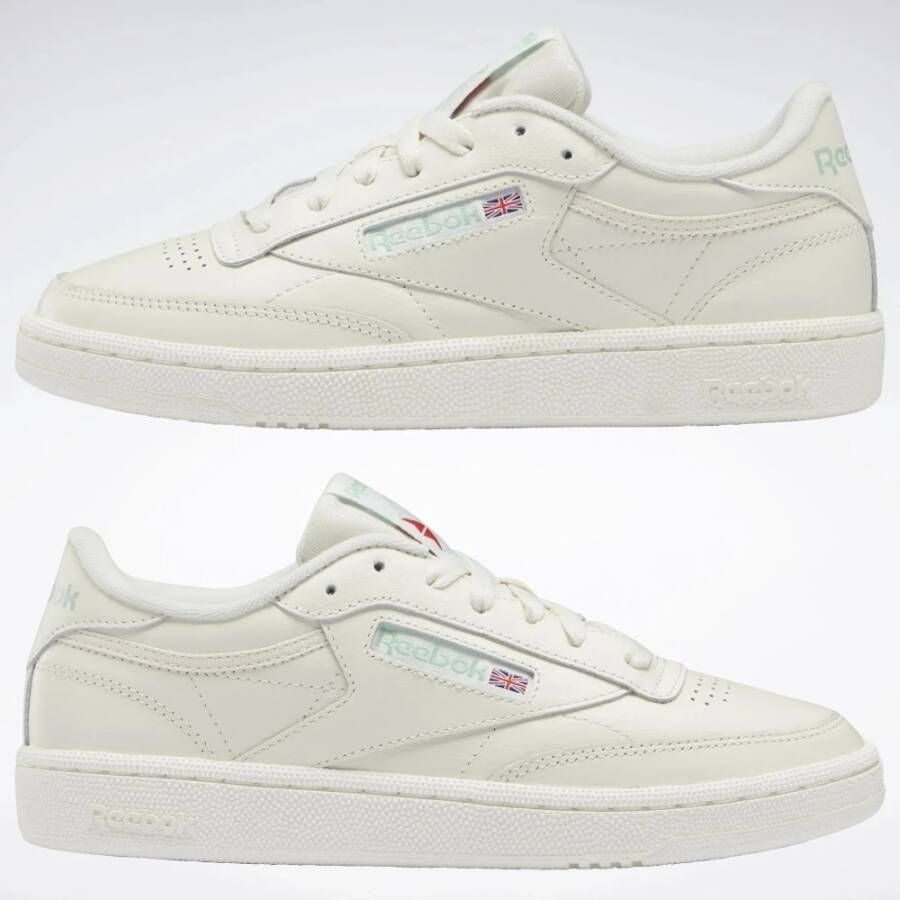 Reebok Retro Leren Sneakers Lichtgewicht Comfort White Dames