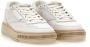 Reebok Witte Leren Sneakers Ronde Neus Logo White - Thumbnail 9