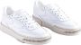 Reebok Witte Leren Sneakers Ronde Neus Logo White - Thumbnail 8