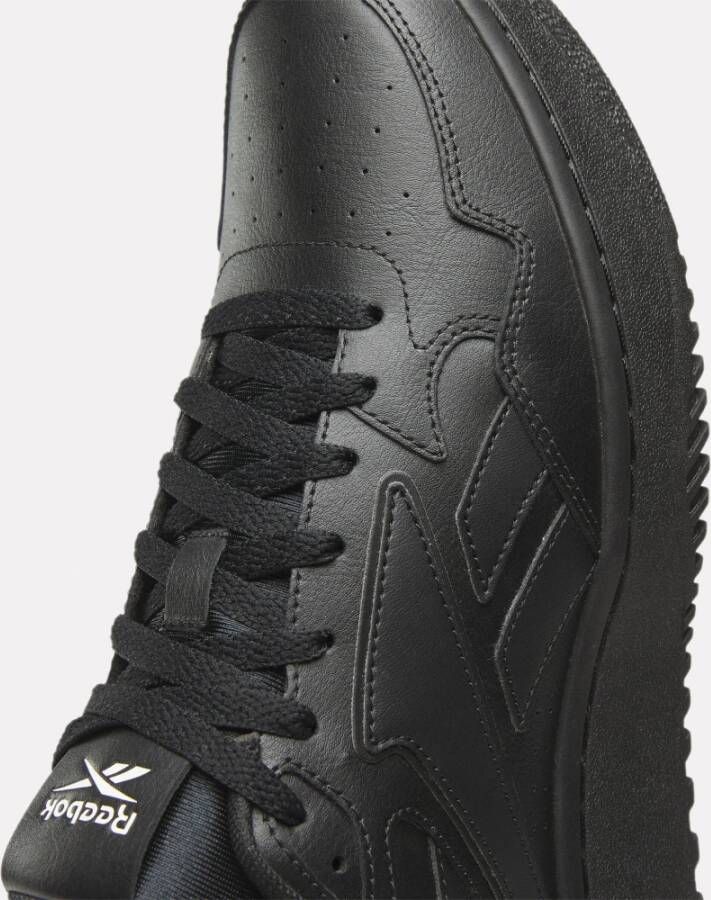 Reebok Sportieve Leren Sneakers Lichtgewicht Comfort Black Heren