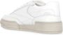 Reebok Witte Leren Sneakers Ronde Neus Logo White - Thumbnail 5