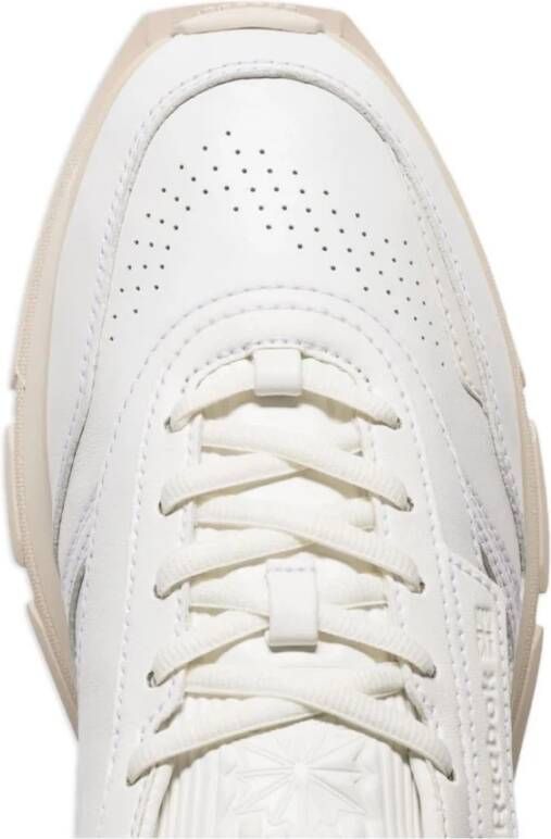 Reebok Witte Leren Sneakers White Heren