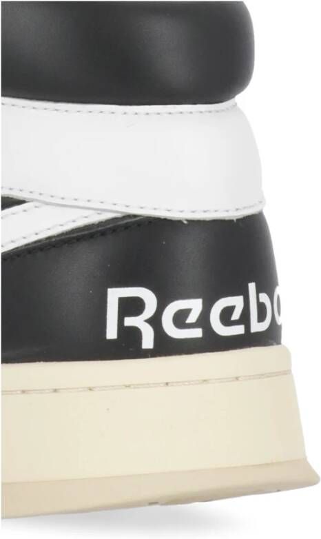 Reebok Zwarte Leren Sneakers Unisex Black Heren